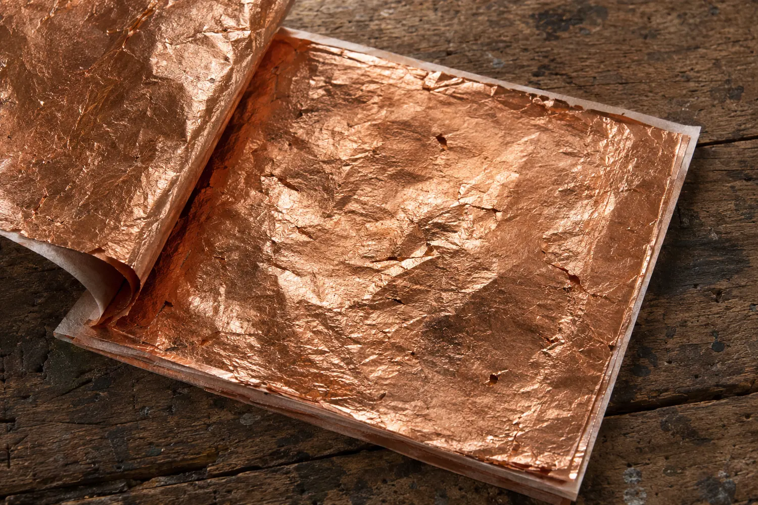 Copper leaf foil